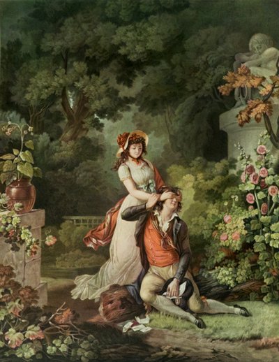 Zaskoczony kochanek autorstwa Jean Frederic Schall