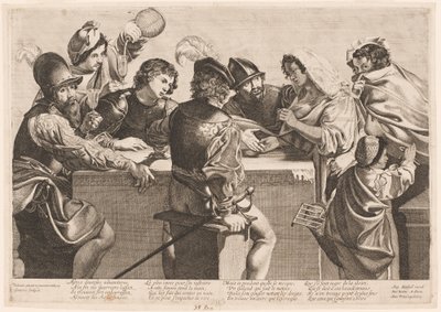Wróżka autorstwa Jean Ganière after Valentin de Boullogne