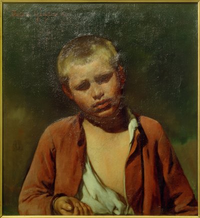 Młody żebrak autorstwa Jean Francois Gigoux