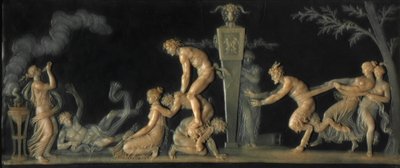 Gra w żabę skoku autorstwa Jean Guillaume Moitte