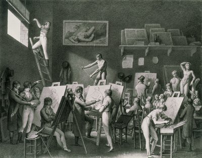 Studio Jacquesa Louisa Davida (1748-1825) autorstwa Jean Henri Cless