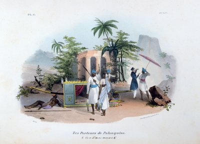 Nosiciele Palankin, 1828 autorstwa Jean Henri Marlet