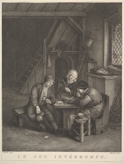 Przerwana gra Przerwana gra, 1730-68. autorstwa Jean Heudelot