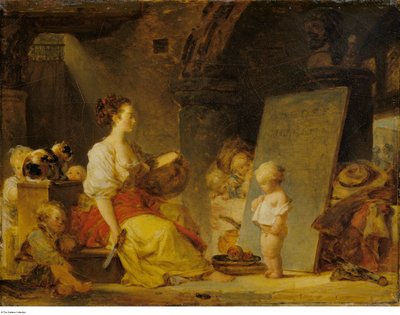 Fragonard - Say Please, ok. 1780 r. autorstwa Jean Honore Fragonard