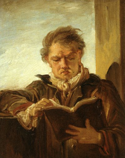 Fragonard - Hubert Robert, Mandel 608 autorstwa Jean Honore Fragonard