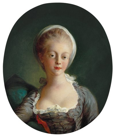 Fragonard - Portret młodej damy, ok. 1770 - 1772 r. autorstwa Jean Honore Fragonard