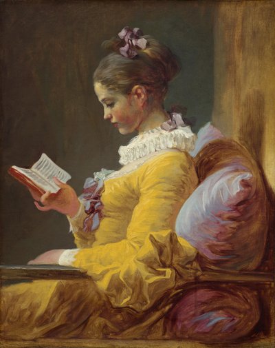Czytająca kobieta autorstwa Jean Honore Fragonard