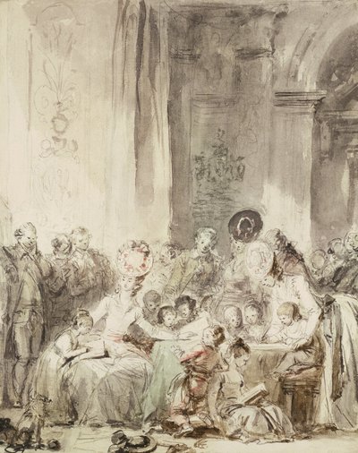 Konkurs autorstwa Jean Honore Fragonard