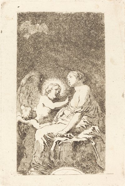 Święta Katarzyna Aleksandryjska (św. Katarzyna Aleksandryjska) autorstwa Jean Honoré Fragonard after Marco Cardisco