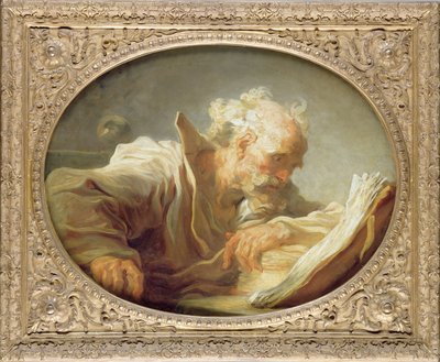 Filozof, c.1764 (patrz także 146465) autorstwa Jean Honore Fragonard
