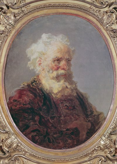 Starszy mężczyzna o białych włosach, ok. 1767 r. autorstwa Jean Honore Fragonard
