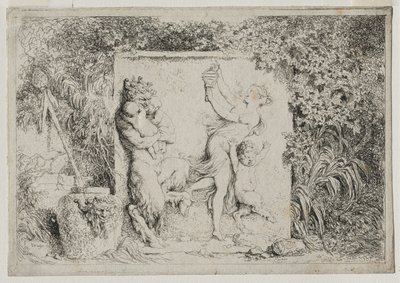 Bachanalia: Taniec satyrów, 1763. autorstwa Jean Honore Fragonard