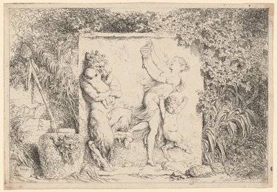Taniec Satyrów autorstwa Jean Honore Fragonard