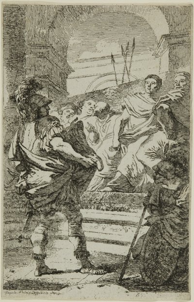 Fabius Maximus przed senatem Kartaginy autorstwa Jean Honore Fragonard