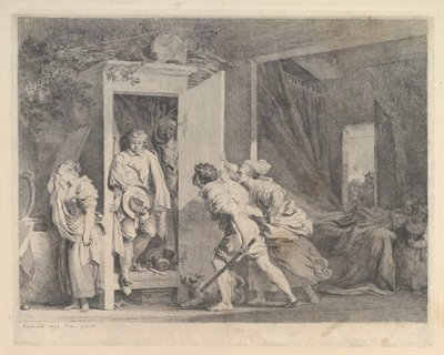 Gabinet, 1778. autorstwa Jean Honore Fragonard