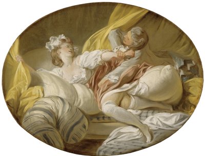 La Resistance inutile (Bezużyteczny opór), autorstwa Fragonarda, Jean Honore (1732-1806). Olej na płótnie. Wymiar : 45x60,5 cm. Muzeum Narodowe w Sztokholmie autorstwa Jean Honore Fragonard