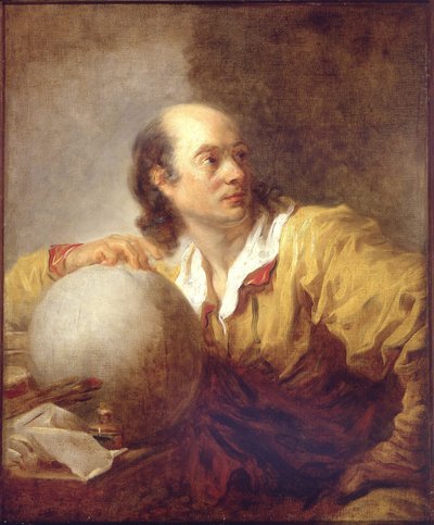 Portrait of Jerome Lalande (1732-1807) (Joseph Jerome Lefrancois de Lalande) - Obraz Jean Honore Fragonard (1732-1806) - ca 1769 - Olej na płótnie - 72x59,5 - Petit Palais, Musee des Beaux-Arts de la Ville z Paryża autorstwa Jean Honore Fragonard