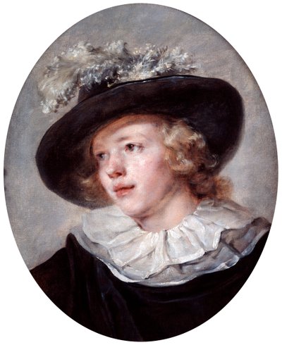 Porträt eines jungen Mannes, spätes 18. bis frühes 19. Jahrhundert von Jean Honore Fragonard