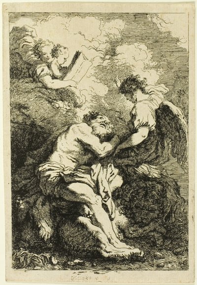 Święty Jerome autorstwa Jean Honore Fragonard