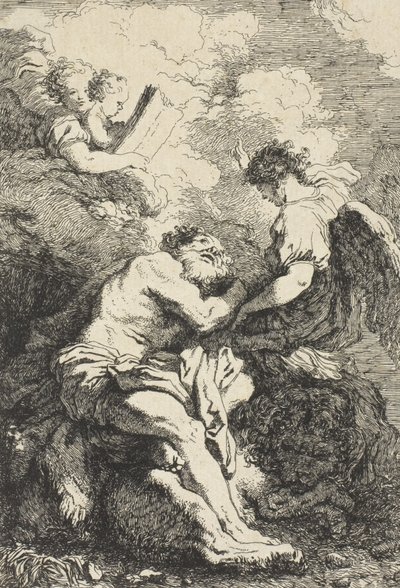 Święty Hieronim, c.1761-65 autorstwa Jean Honore Fragonard