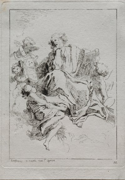 Święty Łukasz autorstwa Jean Honore Fragonard