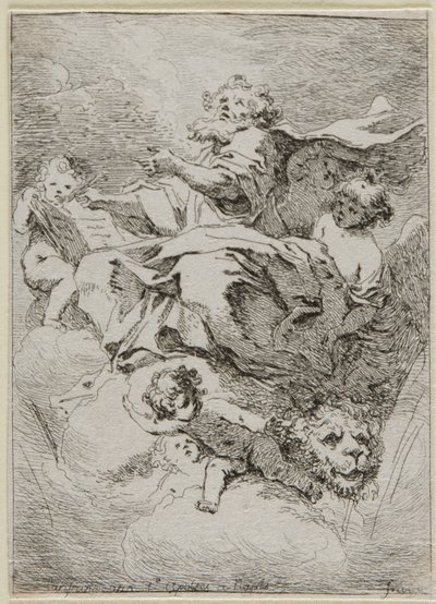 Święty Marek autorstwa Jean Honore Fragonard