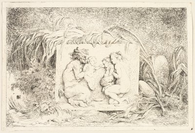 Rodzina satyrów z Bachanaliów, czyli zabaw satyrów autorstwa Jean Honore Fragonard