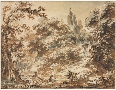 Scena w parku autorstwa Jean Honore Fragonard
