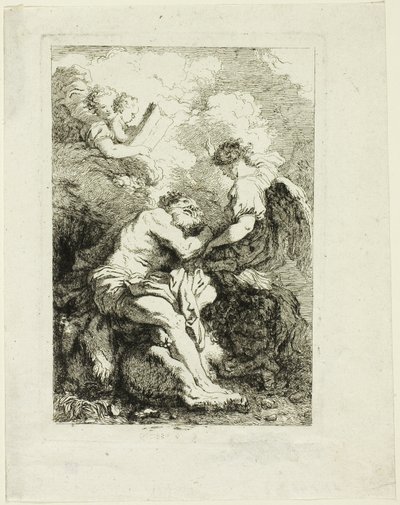 St. Jerome autorstwa Jean Honore Fragonard
