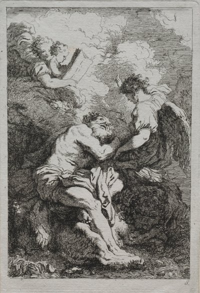 św. Hieronima. autorstwa Jean Honore Fragonard