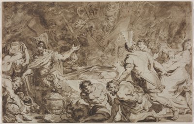 Pogrzeb Decjusza Mus autorstwa Jean Honore Fragonard