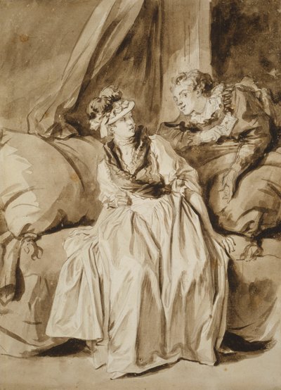 List, czyli rozmowa po hiszpańsku autorstwa Jean Honore Fragonard