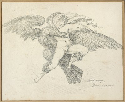 Gwałt Ganimedesa według Michała Anioła autorstwa Jean Honore Fragonard