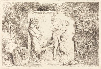 Taniec satyrów autorstwa Jean Honore Fragonard