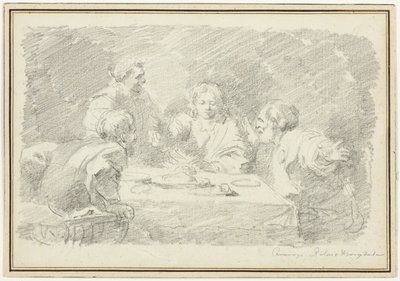 Wieczerza w Emaus autorstwa Jean Honore Fragonard