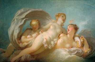 Trzy Gracje, XVIII wiek autorstwa Jean Honore Fragonard