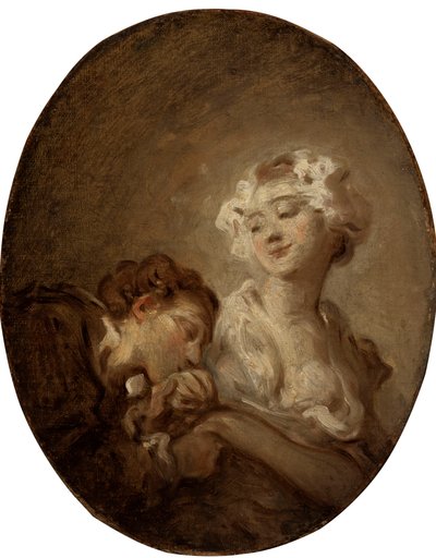 Kokietka i młodość. autorstwa Jean Honore Fragonard