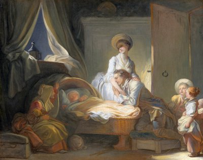 Nieznany obraz autorstwa Jean Honore Fragonard