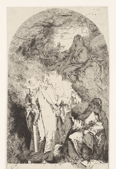 Gloryfikacja Maryi autorstwa Jean Honore Fragonard