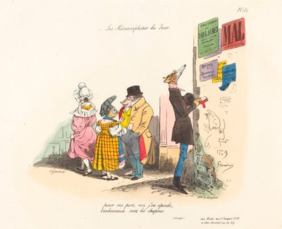 Metamorfozy dnia: żal, czyli nigdy do następnego razu autorstwa Jean Ignace Isidore Grandville