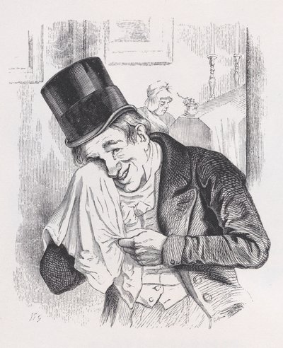 De Profundis z Dzieła wszystkich Berangera, 1836. autorstwa Jean Ignace Isidore Gérard