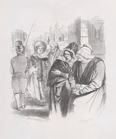 Gotton z Dzieł wszystkich Bérangera, 1836. autorstwa Jean Ignace Isidore Gérard