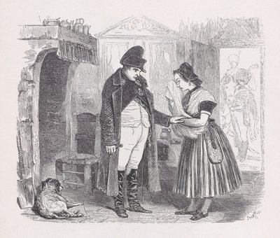 Wspomnienia ludzi z Dzieł wszystkich Bérangera, 1836. autorstwa Jean Ignace Isidore Gérard