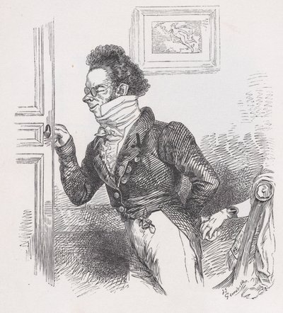 Robin, przyjaciel z Dzieł wszystkich Bérangera, 1836. autorstwa Jean Ignace Isidore Gérard