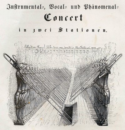 Instrumentalny Koncert Wokalno-Fenomenalny, 1844. autorstwa Jean Jacques Grandville