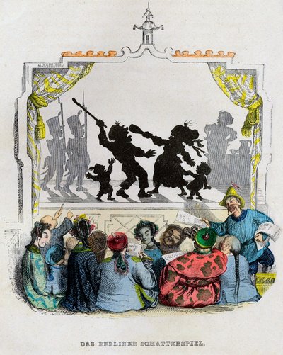 Berlin Shadowplay, lata 40. XIX wieku. autorstwa Jean Jacques Grandville