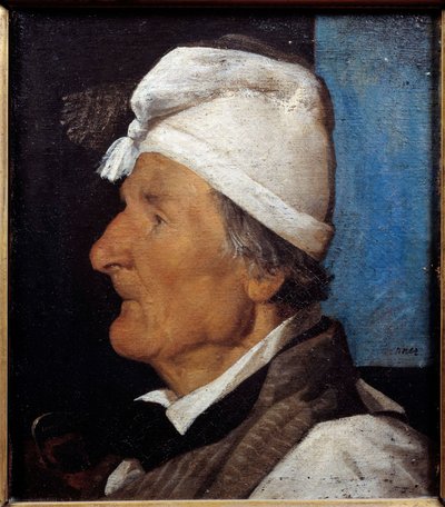 Portret Jeana Hermanna, starego stolarza Obraz Jeana Jacquesa Hennera (1829-1905) 1845 nd. 0,45x0,36 m Paryż, Muzeum Petite Palais autorstwa Jean Jacques Henner
