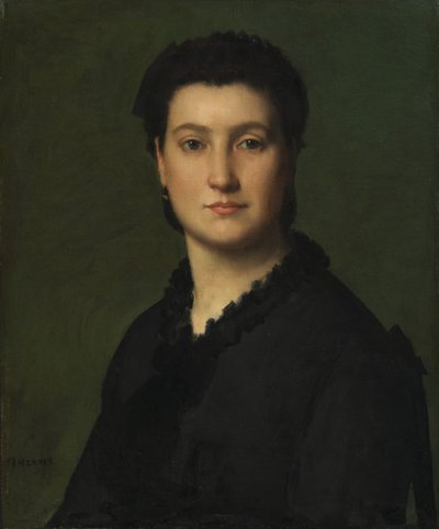 Portret kobiety autorstwa Jean Jacques Henner