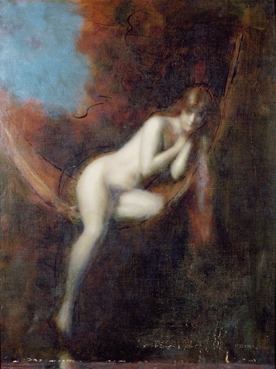 Sara w kąpieli, 1902 autorstwa Jean Jacques Henner