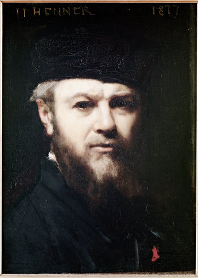 Autoportret, 1877 autorstwa Jean Jacques Henner